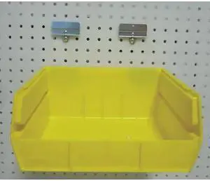 ZORO SELECT 5TPP4 Pegboard Bin Kit,5 x 11 x 10-7/8,PK6