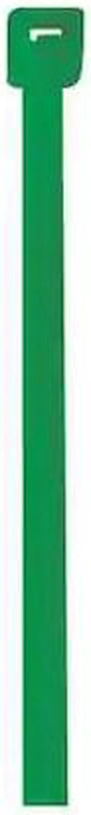 PARTNERS BRAND CT422A 4" L, Green Cable Tie, PK 1000