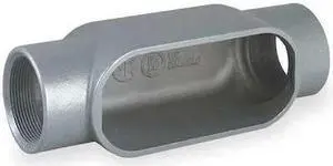 HUBBELL KILLARK C27 Conduit Outlet Body,Iron,C,3/4 In.