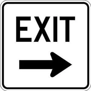LYLE LR7-69R-18DA Traffic Sign,18 x 18In,BK/WHT,DMD GR AL