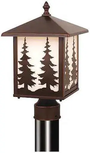 VAXCEL OP33485BBZ Yosemite 8in Outdoor Post Light Bronze