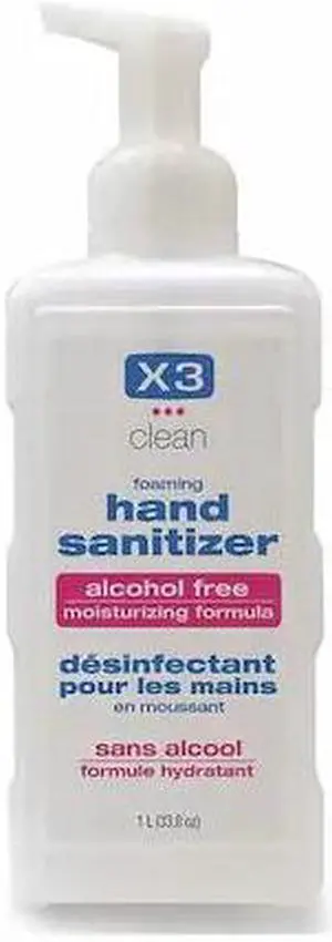 X3 10003 Hand Sanitizer,Size 1L,Non-Alcohol