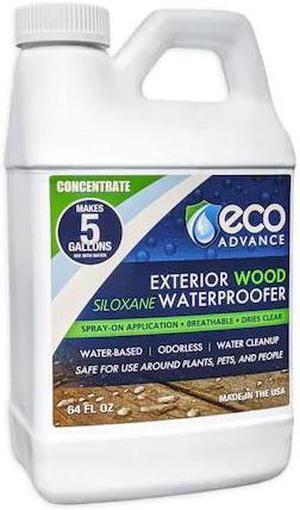 ECO ADVANCE EAWOD64CON Exterior Wood Waterproofer Concentrate, Makes 5 Gallon
