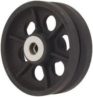 ZORO SELECT 1NWB9 Caster Wheel,1200 lb.,6 D x 2 In.