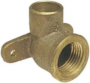 NIBCO 707-3-5R-LF 1/2X3/8 Drop Elbow,90 Deg,1/2 x 3/8 In