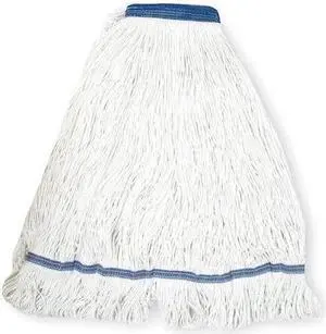 TOUGH GUY 1TYY5 1-1/4 in String Wet Mop, 22 oz Dry Wt, Slide On Connection,