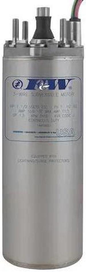 FLINT & WALLING 137412 Deep Well Submersible Pump Motor,1/2 HP