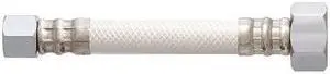 ZORO SELECT 4YKA2 Braided Connector,3/8 COMPx1/2 FIPx12 L