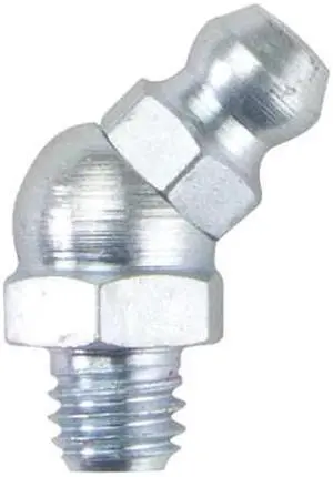 WESTWARD 52NZ53 Fitting,45 Deg.,M6x1mm Thread Size,PK10