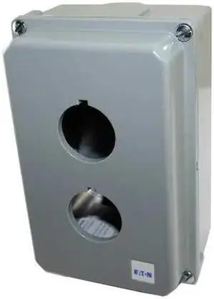 EATON E34N12 Pushbutton Enclosure,3.00 in D,5.88 in H