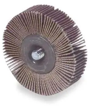 NORTON ABRASIVES 63642502664 Flap Wheel,AO,3x1x1/4-20 Shank,60G