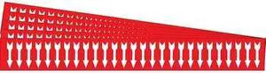 BRADY 91885-PK Pipe Marker, Adhesive, White, (Arrow), PK5, 91885-PK