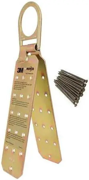 3M 2104000 Roof Anchor, Not Applicable Length, 310 lb Weigth Capacity, Steel