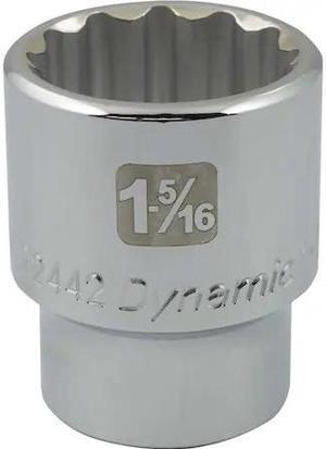 DYNAMIC D022442 3/4" Drive, 1-5/16" SAE Socket, 12 Points