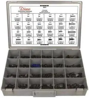 ZORO SELECT 8601 Universal Shield Retainer Asst,336 Pc