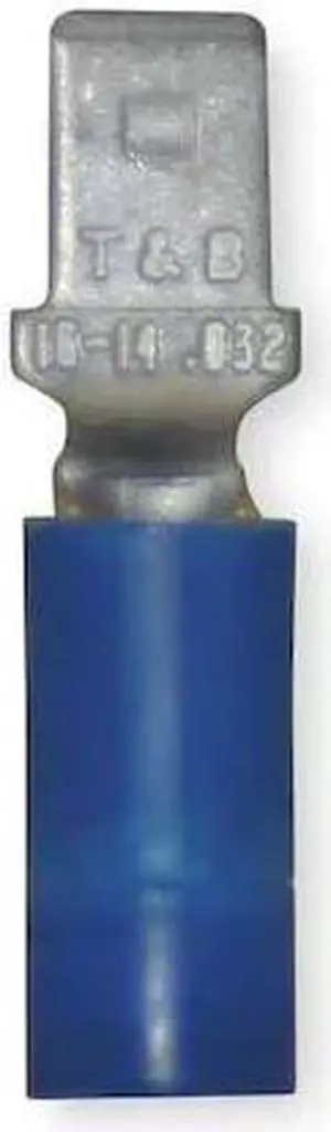 STA-KON 14RBD-187 Male Disconnect, Blue, 16-14AWG, PK100