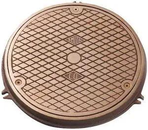 JAY R. SMITH MFG. CO 4810-08PB 8" Pipe Dia. Nickel Bronze Floor Cleanout