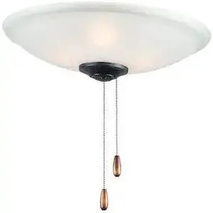 MAXIM FKT213FTBK Basic-Max 3-Light Fan Kit