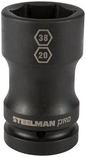 STEELMAN 79323 1" Drive Budd Wheel 38mm 6-Point Hex and 20mm 4-Point Square