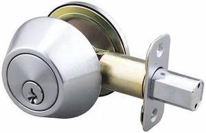 EZ-FLO EASTMAN 57780 Deadbolt,Steel,2-3/8" or 2-3/4" Backset