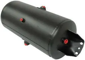 VELVAC 035104 Air Tank,Black Powder Coat,125 psi
