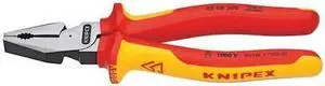 KNIPEX 02 08 200 SBA 8 in Linemans Plier High Leverage, Steel