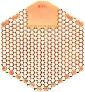 TOUGH GUY 36WE50 Urinal Screen, Mango,PK10