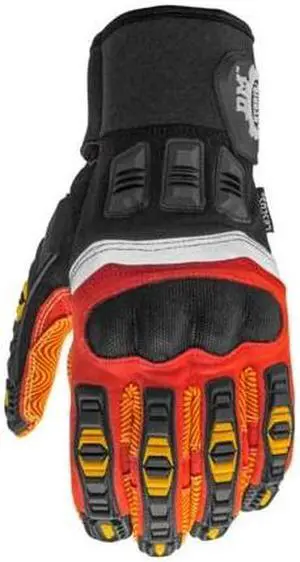 CESTUS 8032-XL Polycarbonate Knuckle Impact Gloves with Gel Palm, XL,PR