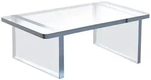 AZAR DISPLAYS 515365 5"H Clear Acrylic Deluxe Riser Display AZAR DISPLAYS 515365 5"H Clear Acrylic Deluxe Riser Display