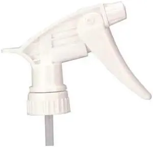 ZORO SELECT 110561 9-1/4"White, Plastic Trigger Sprayer, Size: 9-1/4", PK6