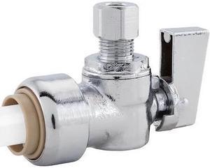 JONES STEPHENS C77474LF 1/2" x 1/4" OD Compression PlumBite Push On Supply