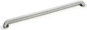 BRADLEY SA70-001360 Front Mounted Grab Bar, 36" L, 3-1/8" H, Satin