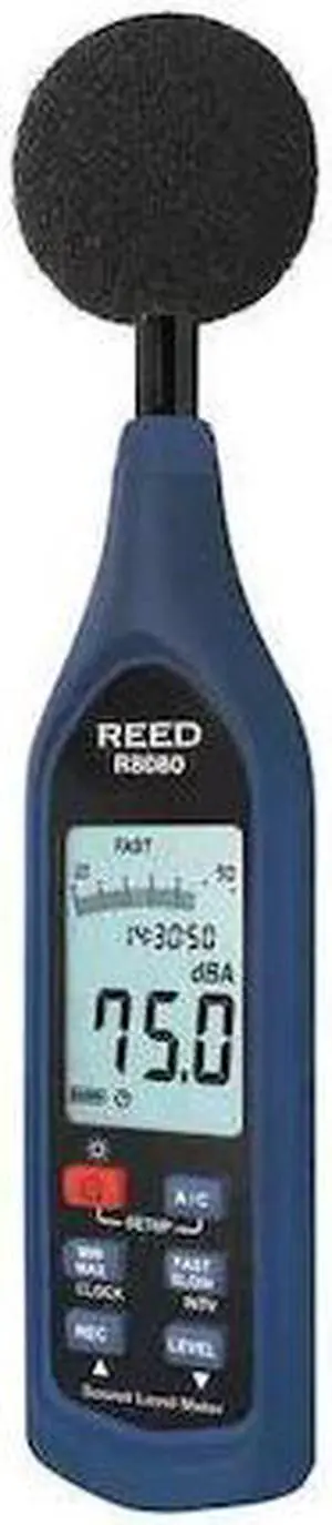 REED Instruments R8080 Data Logging Sound Level Meter with Bargraph