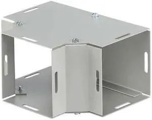 WIEGMANN T0606 Wireway Tee, 1 Type, NEMA 1 Rating, Steel, Powder Coated