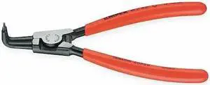 KNIPEX 46 21 A21 SBA Retaining Ring Pliers,0.078In Tip,90 Deg
