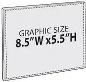 AZAR DISPLAYS 122030 8.5"W x 5.5"H Sign w/ Adhesive Tape, PK10 AZAR DISPLAYS 122030 8.5"W x 5.5"H Sign w/ Adhesive Tape, PK10
