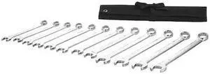 WESTWARD 54DF94 Combination Wrench Set,12 Pieces,12 Pts
