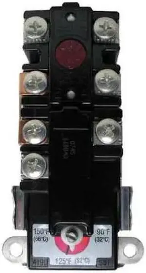 RHEEM SP11698 Replacement Upper Thermostat, Electric, 2 Element