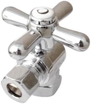 VINTAGE CC33101X CC33101X 3/8" IPS X 3/8" OD Comp Cross Handle Angle Stop