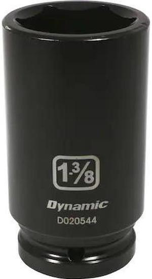 DYNAMIC D020544 3/4" Drive Deep Socket, Black Phosphate, Tools 3/4" Drive 6