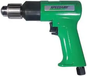 SPEEDAIRE 45YY15 Air Drill,Pistol,90 psi,3/8 in.