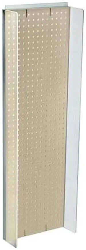 AZAR DISPLAYS 700350-ALM 13.5"W x 44"H Pegboard Powerwing Display