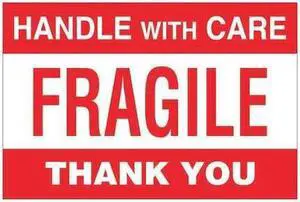 TAPE LOGIC DL3182 Tape Logic® Labels, "Fragile - Handle With Care", 4" x 6",