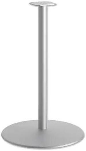 HON HBTTD42 Between Table Disc Base f/ 42" Tabletop, Black Round, Nickel Base - 40.79" Height