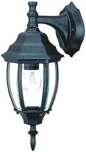 ACCLAIM LIGHTING 5010BK Wall Light,Matte Black,1-Light ACCLAIM LIGHTING 5010BK Wall Light,Matte Black,1-Light
