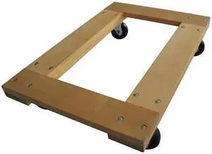 ZORO SELECT 48J062 General Purpose Dolly,24x16,Hardwood