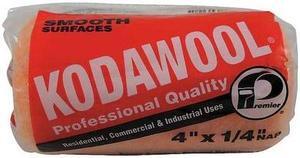 PREMIER 4KW2-14 4" Paint Roller Cover, 1/4" Nap, Polyester/Knitted Wool