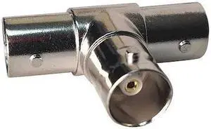 VITEK VT-BNC-T-3F10 Coaxial T Connector,(3) BNC Female,PK10
