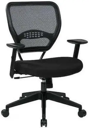 OFFICE STAR 55-7N17-231 Desk Chair Desk Chair, Adjustable Arms, 19" to 23"