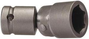 APEX TOOL GROUP SA-322-1PK 1/2 in Drive Impact Flex Socket Standard Socket,